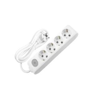 Extensão Multi-Let com 4 tomadas e cabo de 5 metros para uso doméstico ou profissional