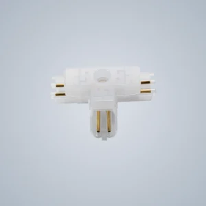 T Connector para Trilho Eletrificado para conexões em T em sistemas de iluminação