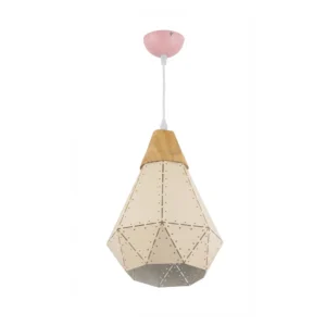 Luminária Rosa Para Cuzinha/Sala/Escritório 1x E27 60w