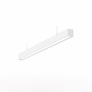 Painel LED suspenso branco 24W 6400K para escritório