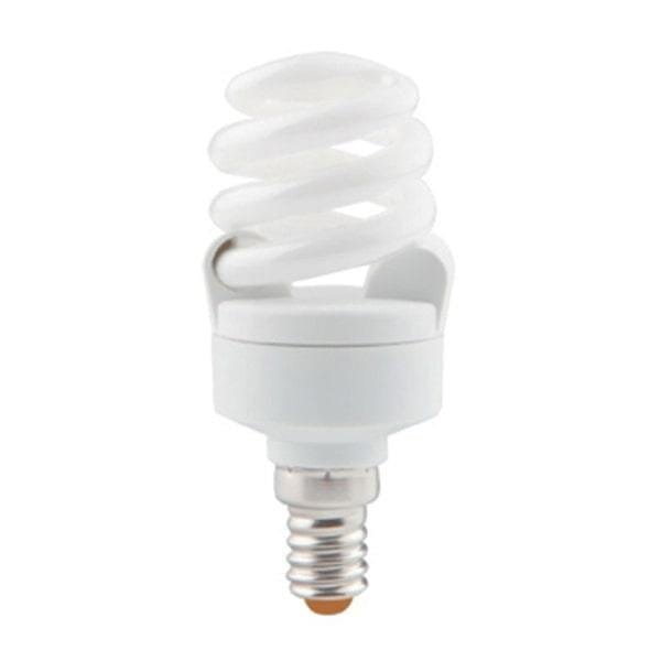 Lâmpada espiral ZEN 9W E14 4000K CFL compacta tipo T2