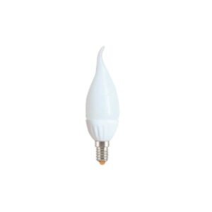 Lâmpada LED MICROSTAR 6W E14 2700K tipo vela C37T luz quente