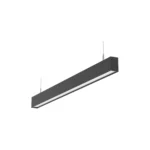 Painel LED 36W suspenso para escritório 1200x100mm com luz branca fria