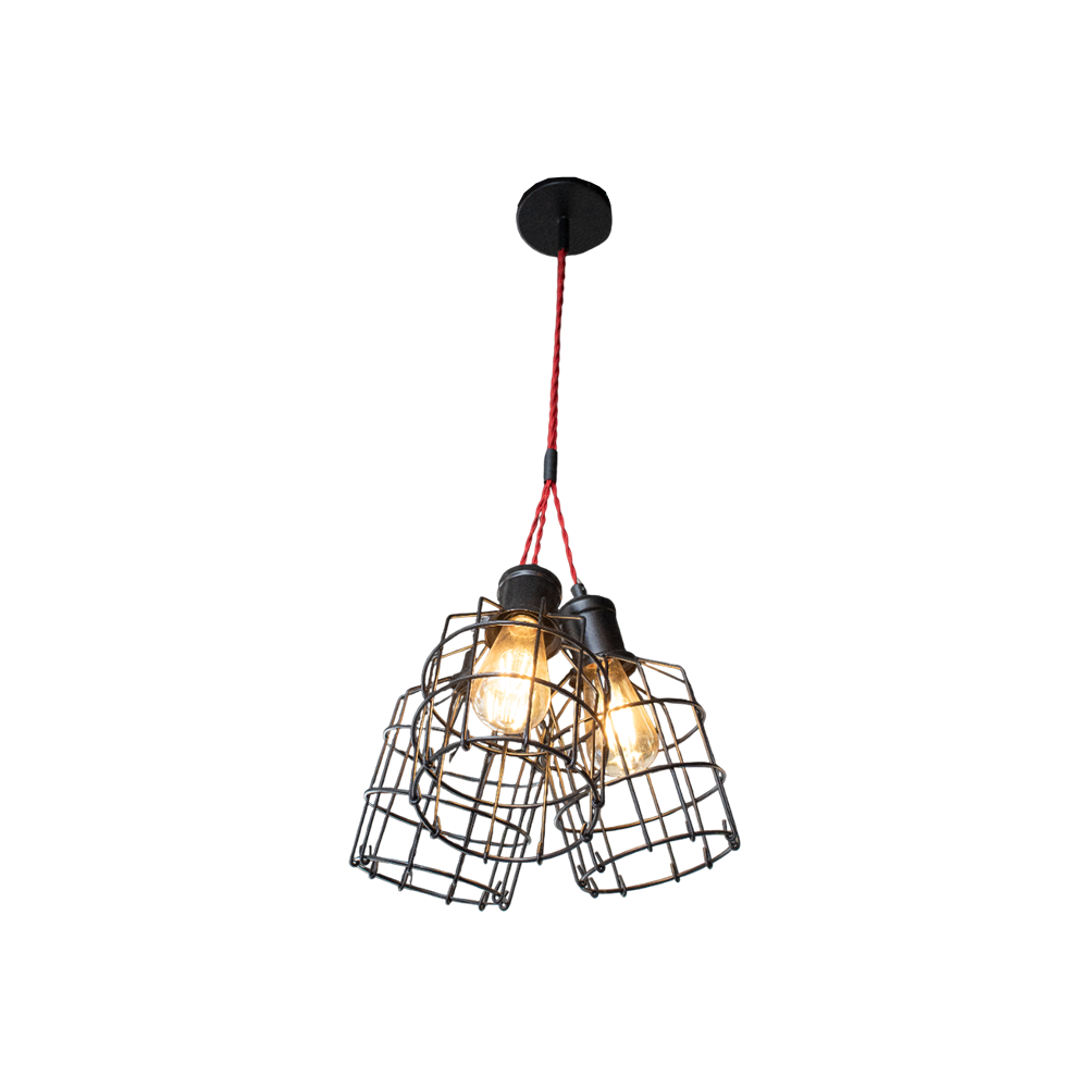 luminaria-moderna-estilo-gaiola-sala-cozinha