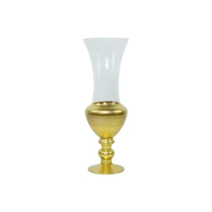 VASO DE VIDRO OURO