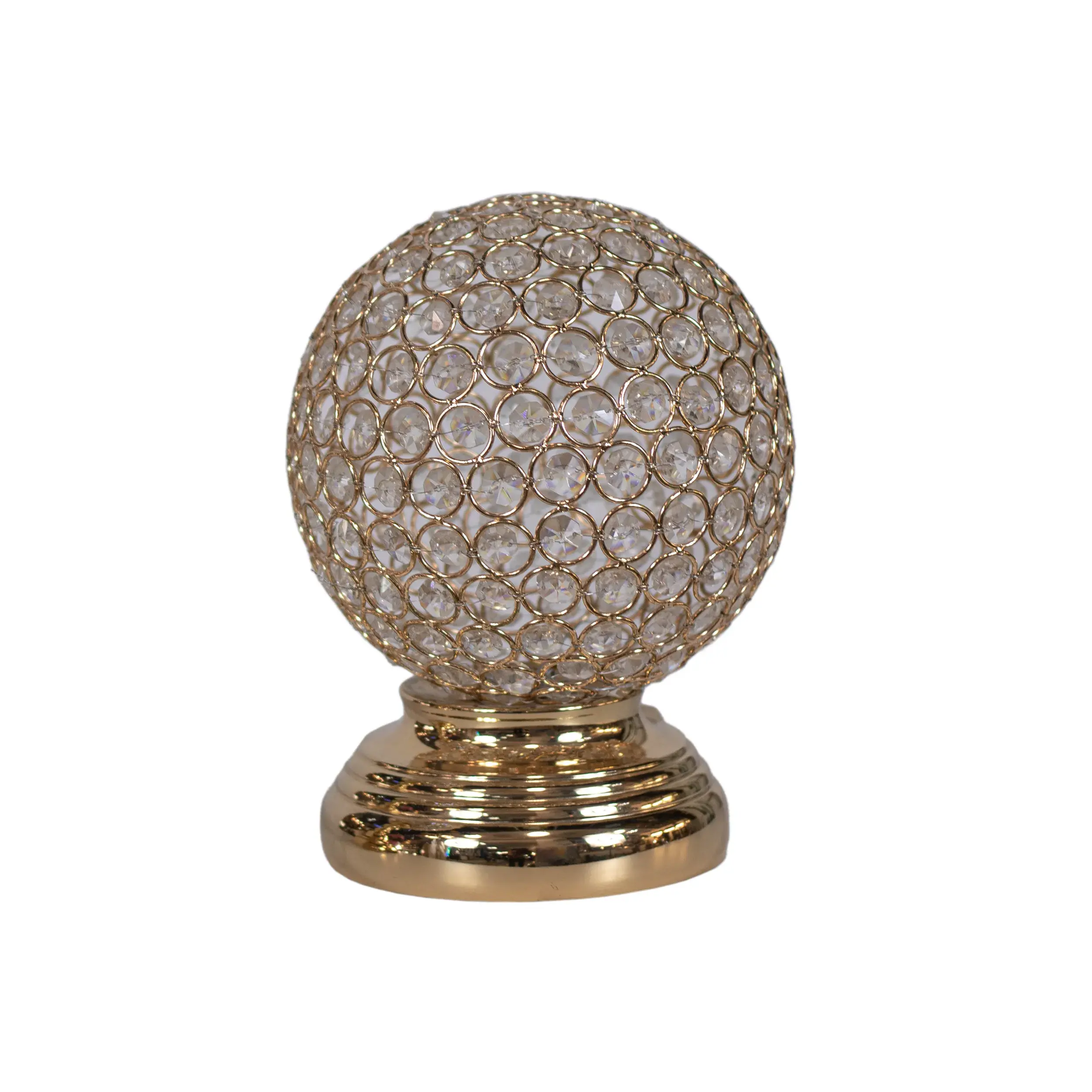 Castiçal de cristal decorativo 18x25cm ideal para mesas, salas e eventos elegantes