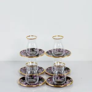 Conjunto De Xícaras De Chá Para 6 Pessoas 12 Pcs