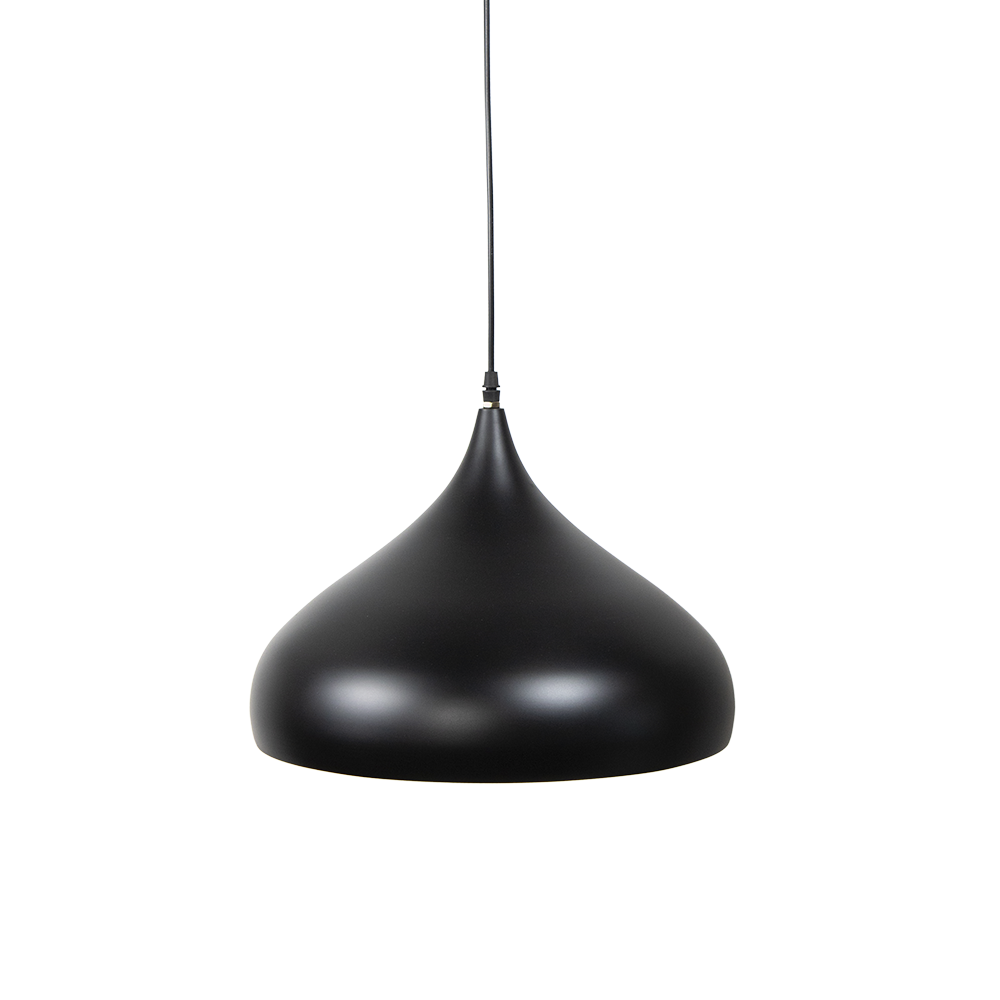 Candeeiro suspenso de metal preto E27 400×330 mm Avida