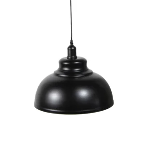 Candeeiro Suspenso Preto E27 – 400×300 mm