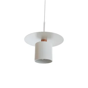Candeeiro suspenso Metal branco E27 300*160-Avida