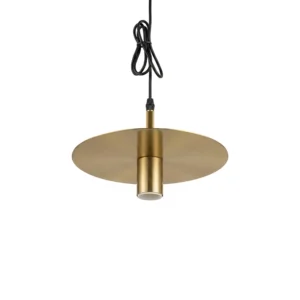 Candeeiro suspenso Metal Dourado E27 D260*H120-Avida