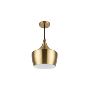 Candeeiro suspenso Metal Dourado E27 D250-Avida