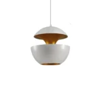 Candeeiro suspenso branco E27 Avida 350×330mm