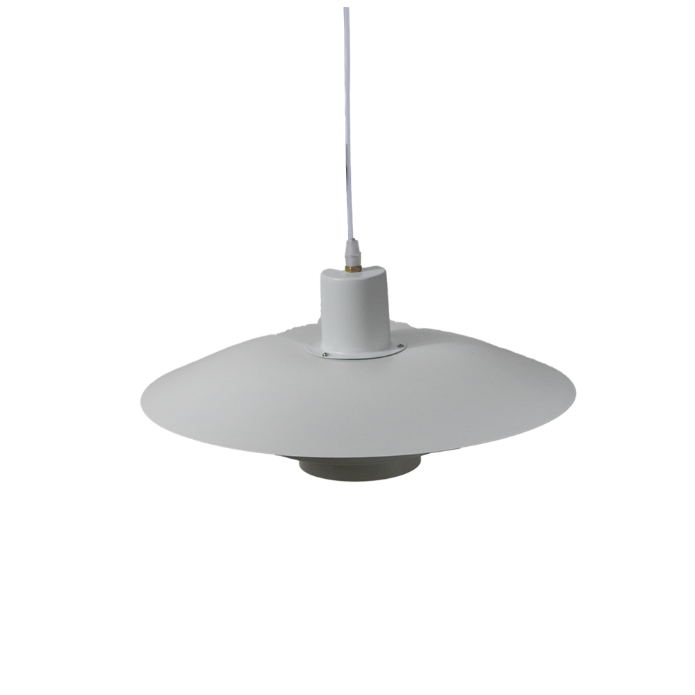 Candeeiro suspenso branco E27 Avida 400×200mm