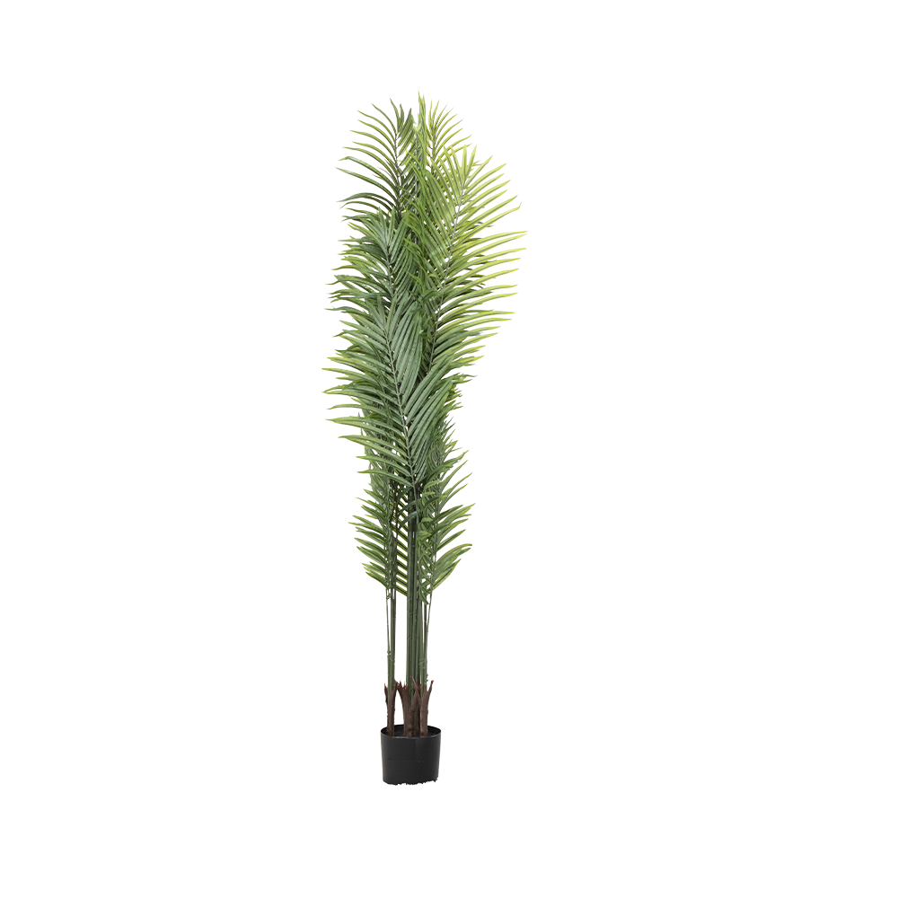 Planta artificial grande 200cm com vaso de cimento