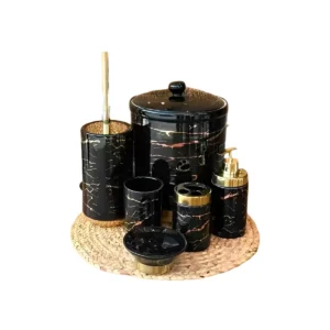 CONJUNTO DE DISPENSER DE 6 PEÇAS PARA CASA DE BANHO