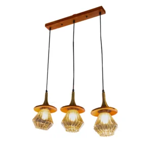 Candeeiro Suspensa De Teto 3X27 CSHT-PR