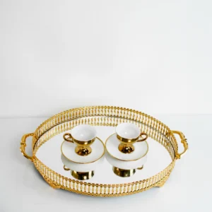 Bandeja Elipse Dourado