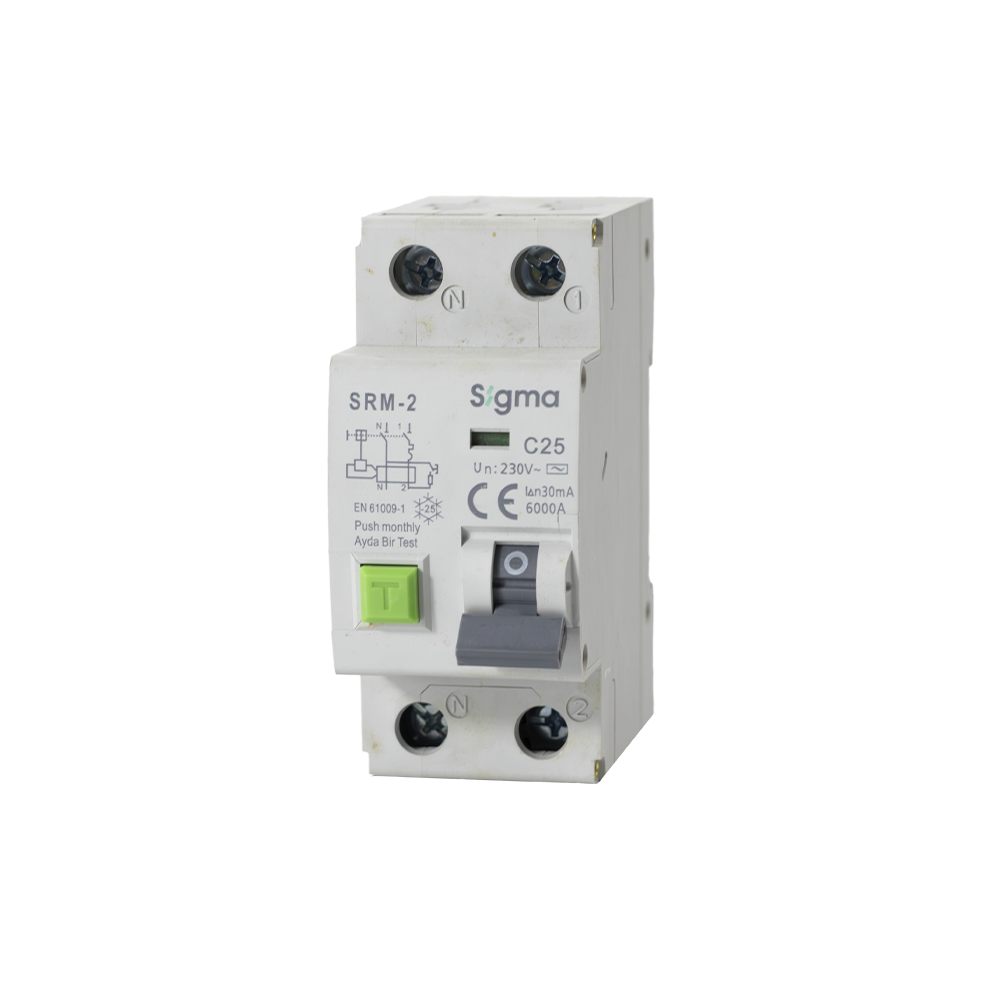 Interruptor Diferencial 2P MINI 32A 300mA 6kA para proteção contra fuga de corrente Interruptor Diferencial MINI 2P 32A 300mA 6kA proteção elétrica