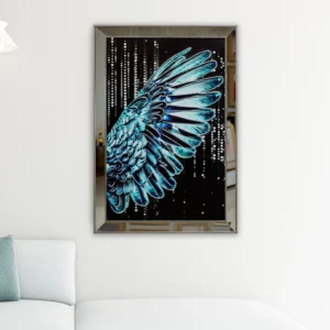 Quadro Decorativo Asas Azuis - 50x70cm