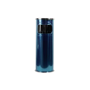 Balde de Lixo com Cinzeiro Inox com Pé
