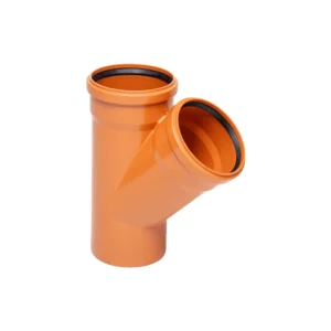 Forquilha de PVC 110 mm para conexões de tubos