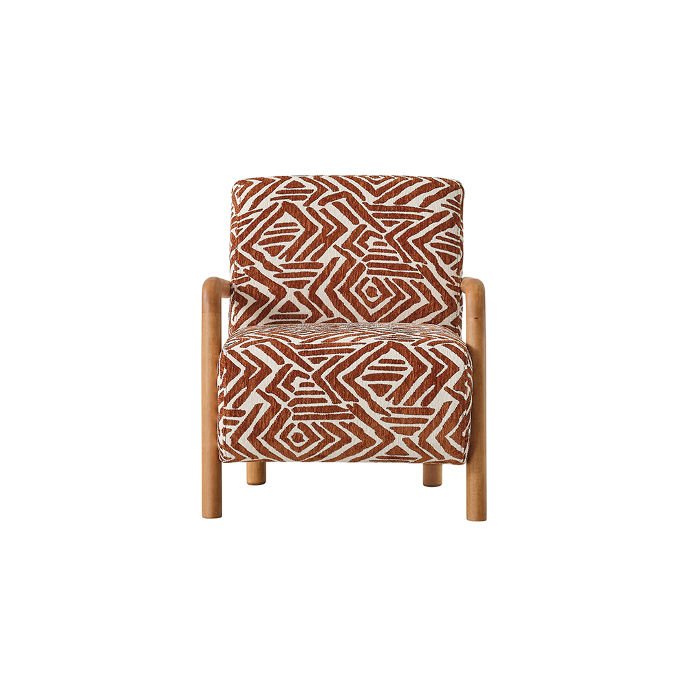 Sofá Fresia poltrona estofada em Têxtil Kaptan com design moderno e elegante para sala