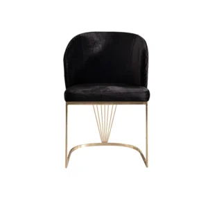 Cadeiras Hermes preto, modernas, confortáveis e elegantes para sala de jantar e escritório