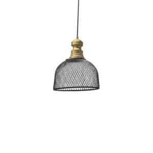 Candeeiro Suspenso Metal Preto