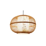 Candeeiro de teto Metal-Bambo-D40×H25CM-1x27-Avıda