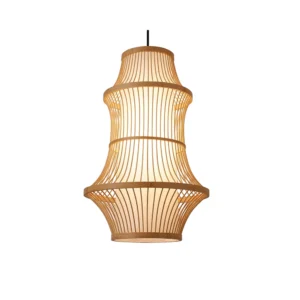 Candeeiro de teto Metal-Bambo-D40×H62CM-1x27-Avıda
