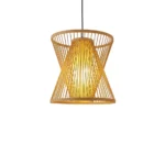 Candeeiro de teto Metal-Bambo-D35×H30CM-1x27-Avıda