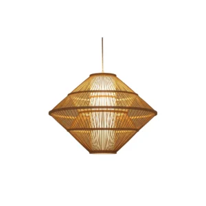 Candeeiro de teto Metal-Bambo-D50×H40cm-1x27-Avıda