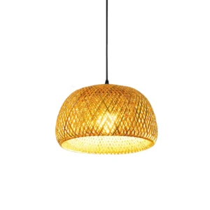 Candeeiro de teto Metal-Bambo-D45*H22cm-1x27-Avıda