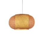 Candeeiro de teto Metal-Bambo-D40×H20-1x27-Avıda