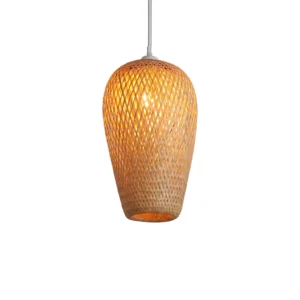 Candeeiro de teto Metal-Bambo-D23×H26cm-1x27-Avıda