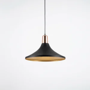 Candeeiro Suspenso Metal Preto