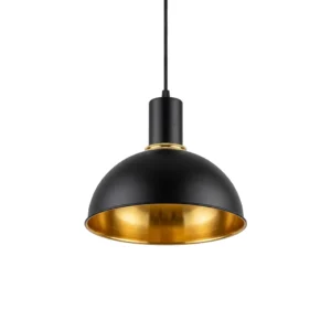 Candeeiro Suspenso Metal Preto