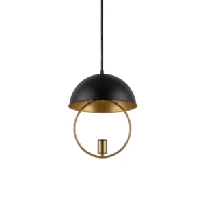 Candeeiro Suspenso Metal Preto