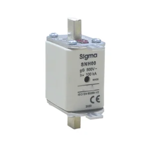 Fusível NH00 100A SIGMA para proteção de circuitos elétricos industriais